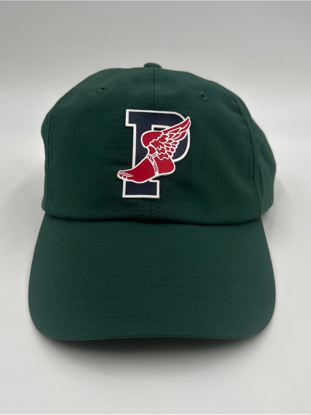 Polo Ralph Lauren P-Wing Logo Ripstop Ball Cap College Green Adjustable Hat